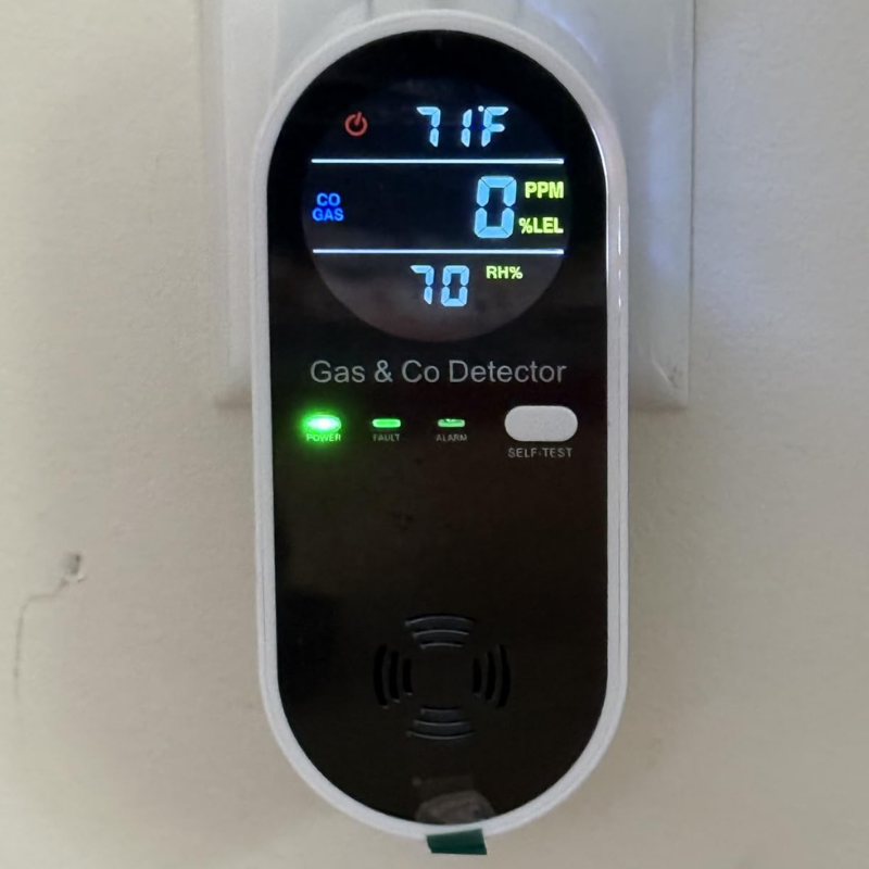 Kitchen counter with device